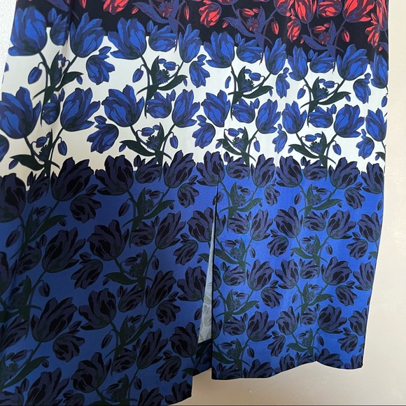 MOTHER OF PEARL silk floral print long maxi dress 8 - Picture 9 of 14